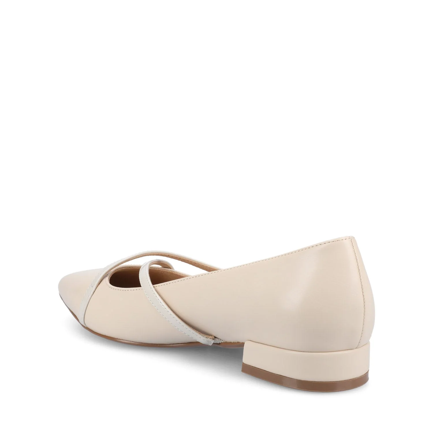 CAMBY DRESS FLAT IN WIDE - Bone PU - Image 3
