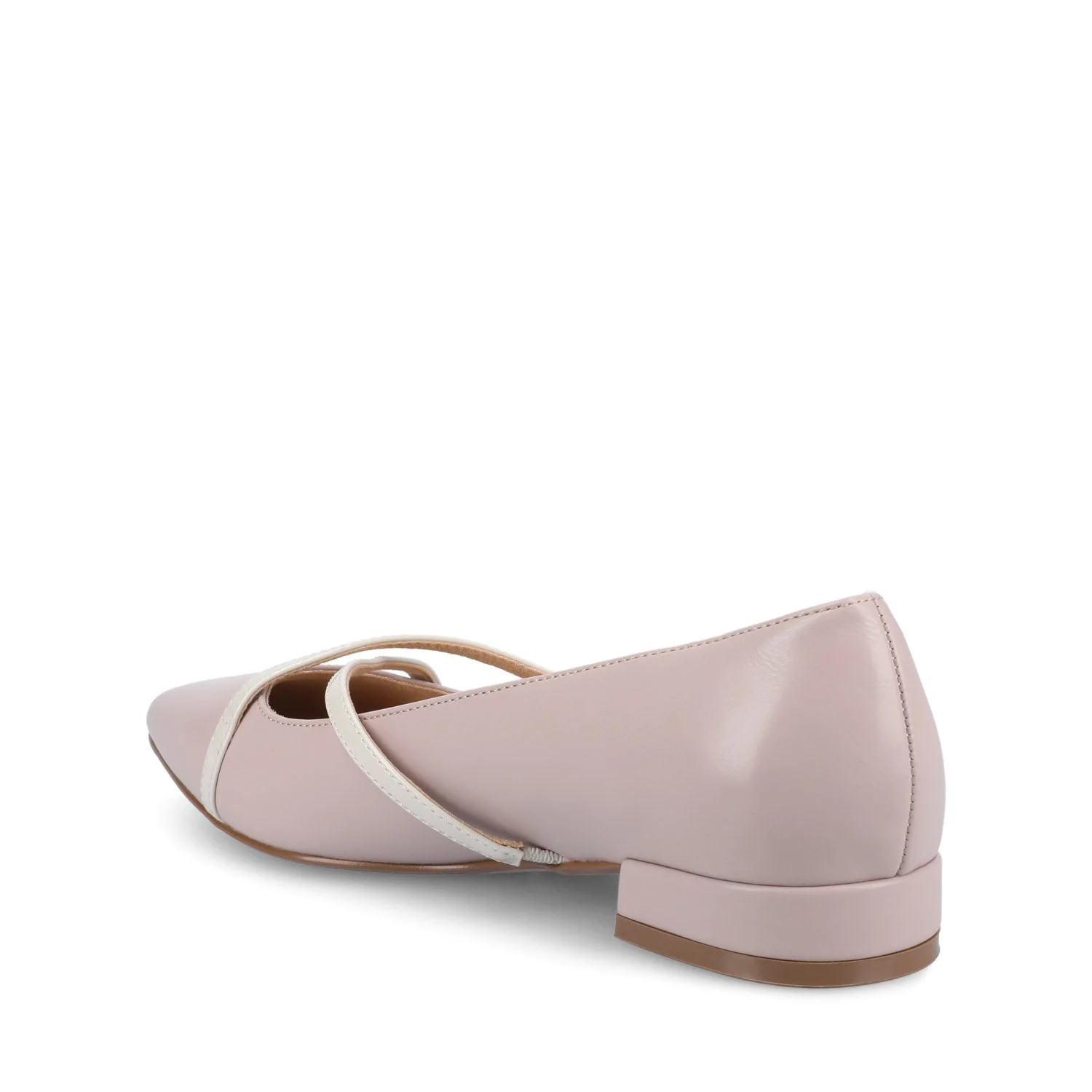 CAMBY DRESS FLAT IN VEGAN LEATHER - Lilac PU - Image 3