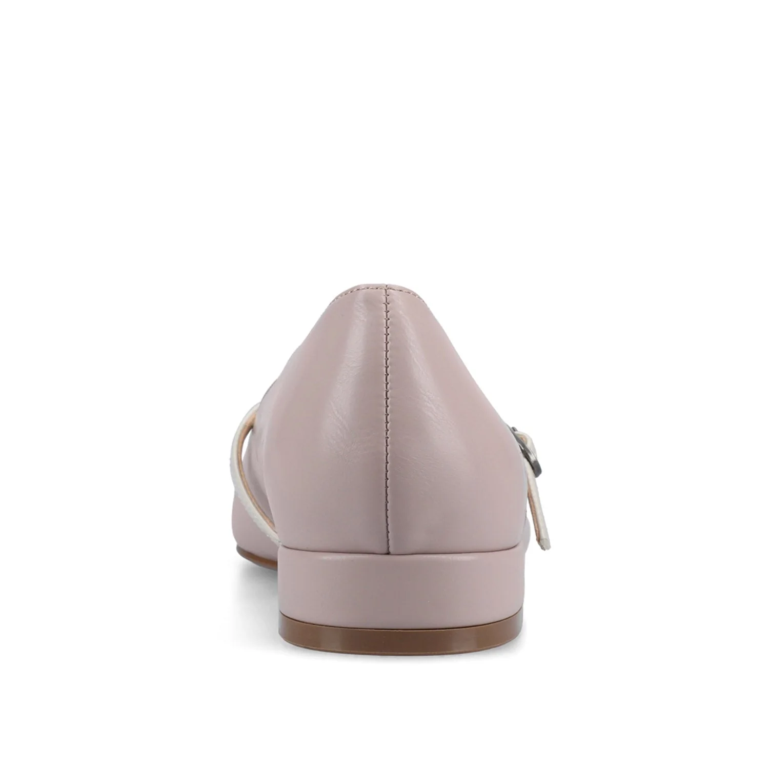 CAMBY DRESS FLAT IN VEGAN LEATHER - Lilac PU - Image 6