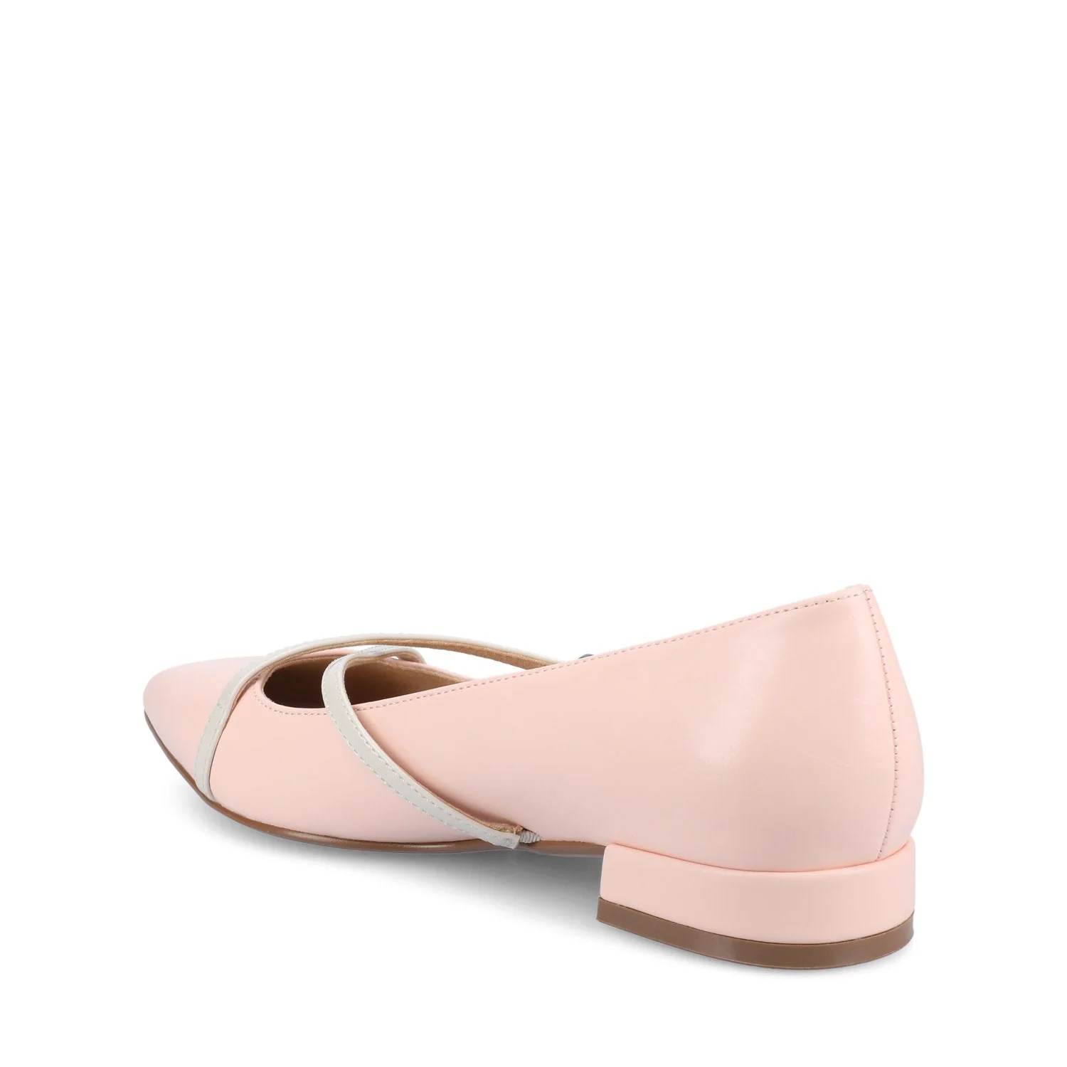 CAMBY DRESS FLAT IN VEGAN LEATHER - Pink PU - Image 3