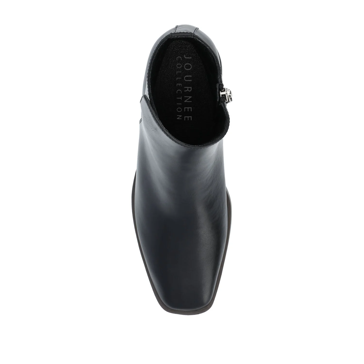 CAPPRI SQUARE-TOE BOOTIES IN VEGAN LEATHER - Black PU - Image 6