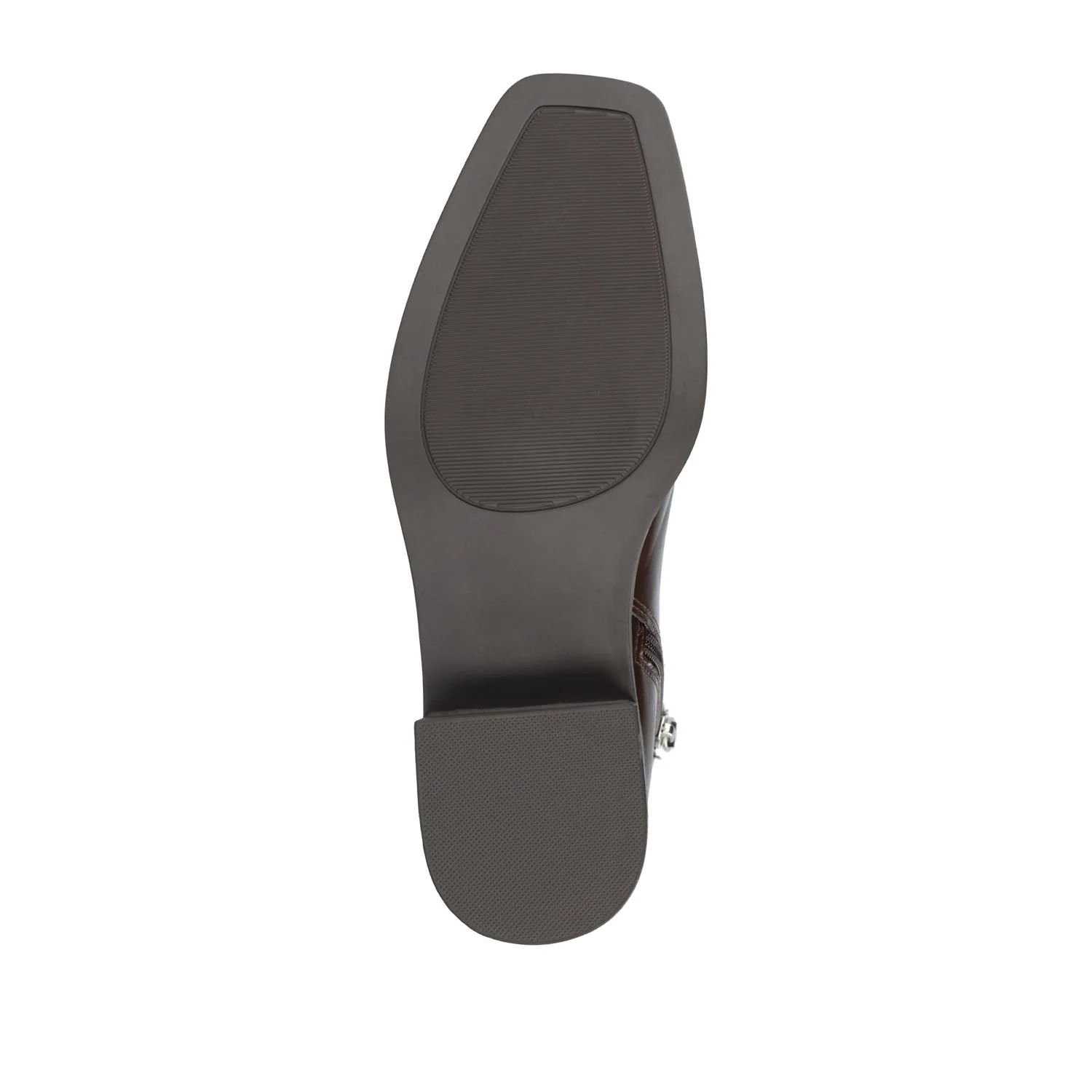 CAPPRI SQUARE-TOE BOOTIES IN VEGAN LEATHER - Brown PU - Image 8