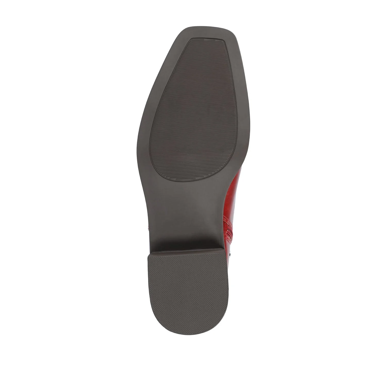 CAPPRI SQUARE-TOE BOOTIES IN VEGAN LEATHER - Red PU - Image 8