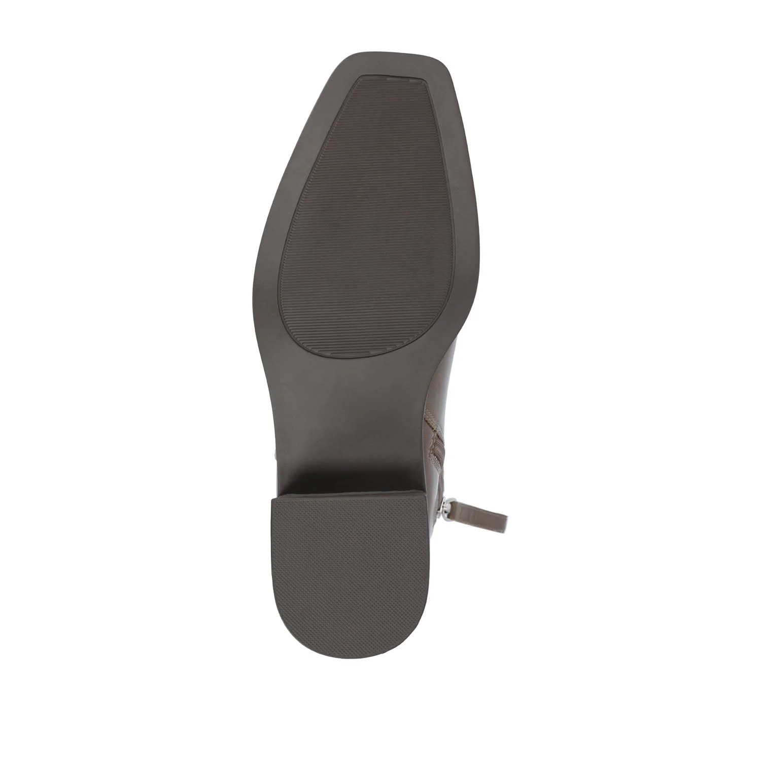 CAPPRI SQUARE-TOE BOOTIES IN VEGAN LEATHER - Taupe PU - Image 8