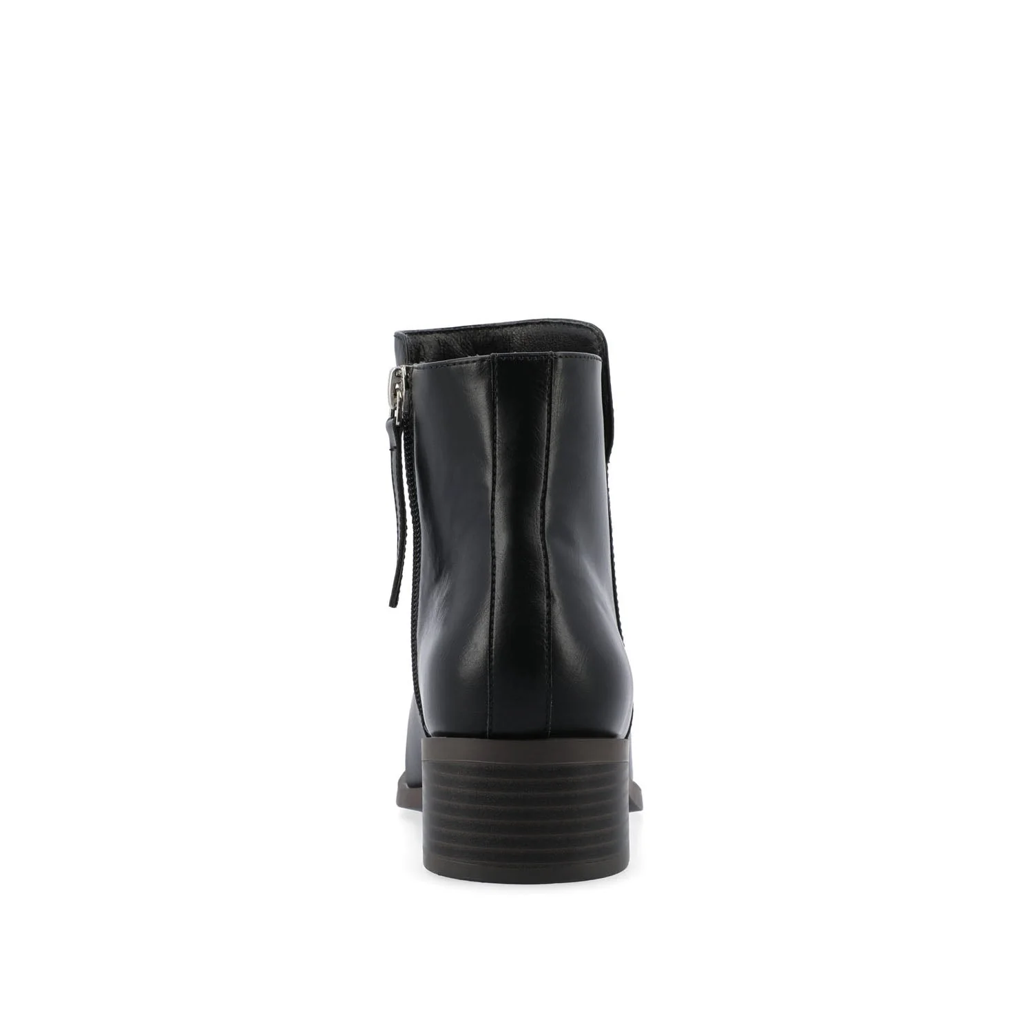 CAPPRI SQUARE TOE BOOTIES IN WIDE - Black PU - Image 7