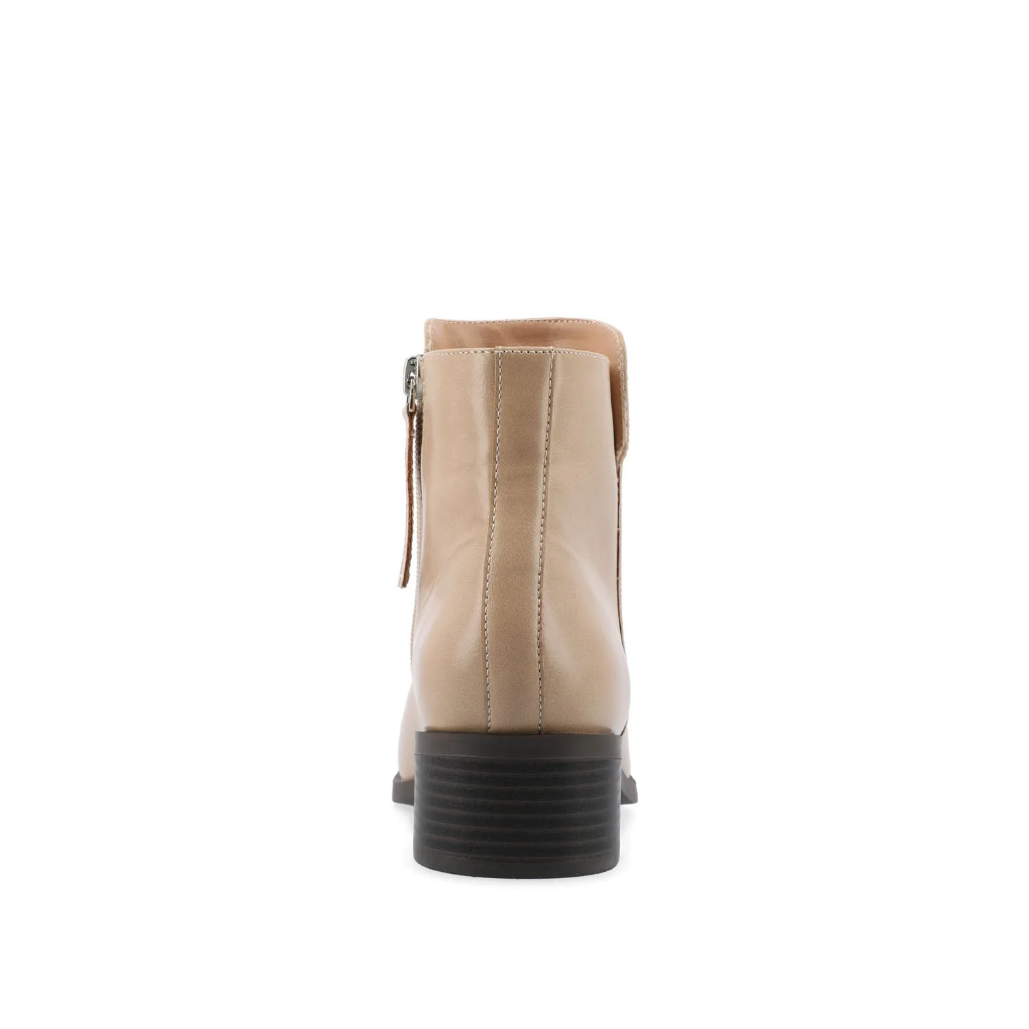 CAPPRI SQUARE TOE BOOTIES IN WIDE - Tan PU - Image 7