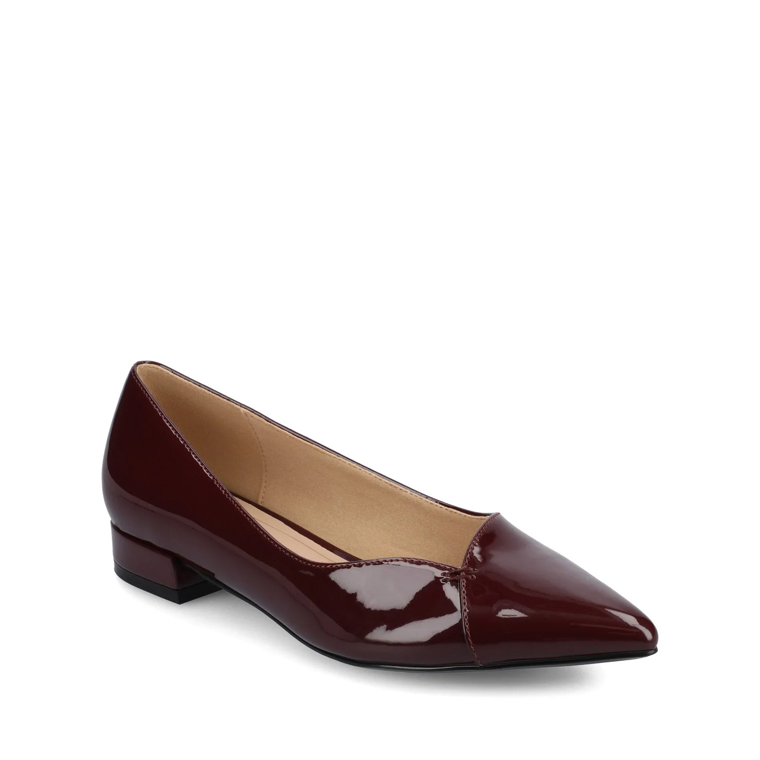 CARMIN DRESS FLATS - Oxblood Patent - Image 2