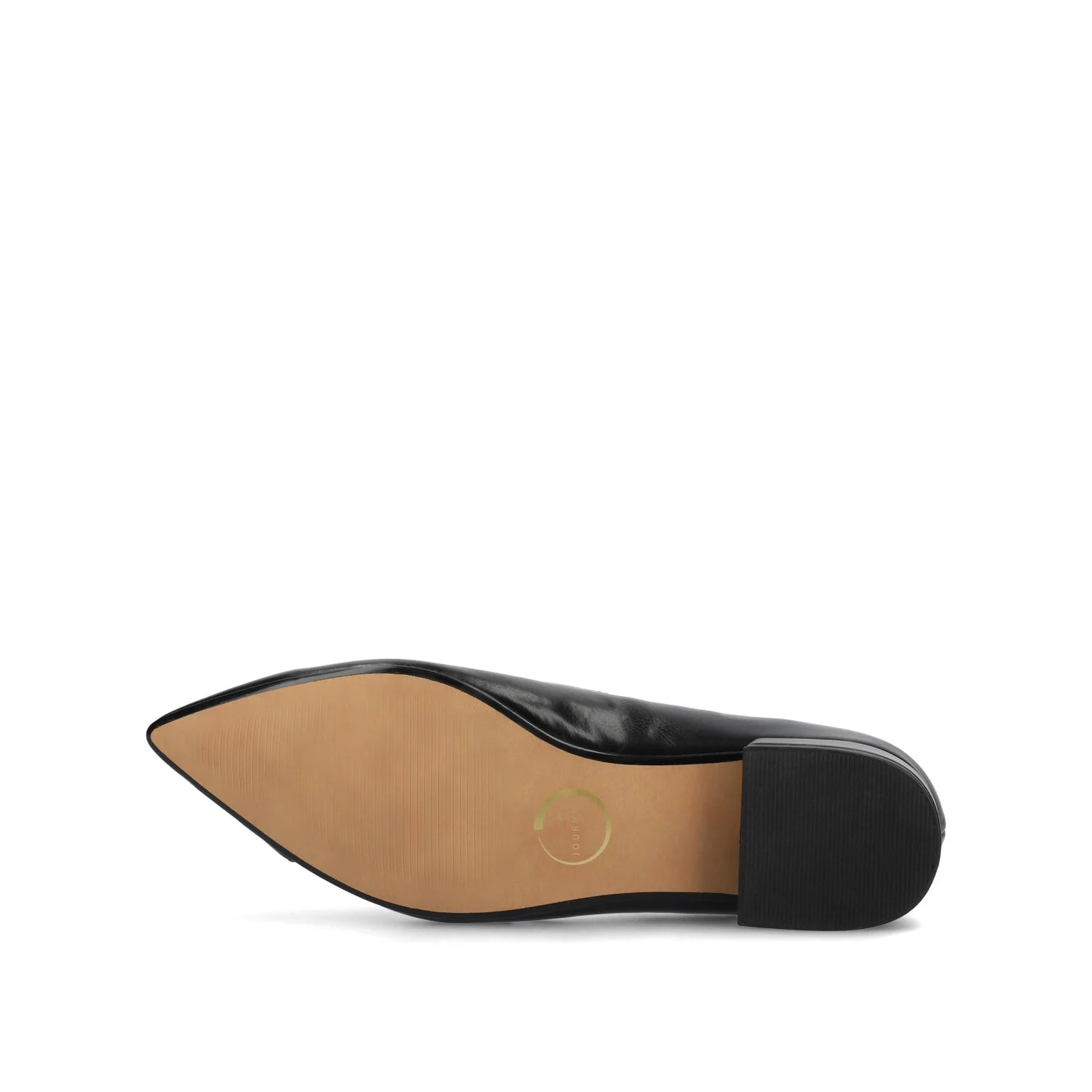 CARMIN SLIP ON DRESS FLATS - Black PU - Image 5