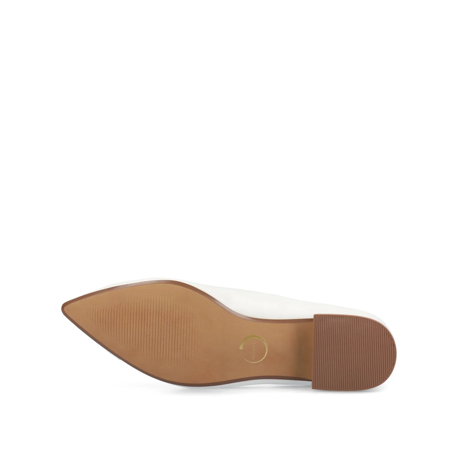 CARMIN SLIP ON DRESS FLATS - Bone PU - Image 5