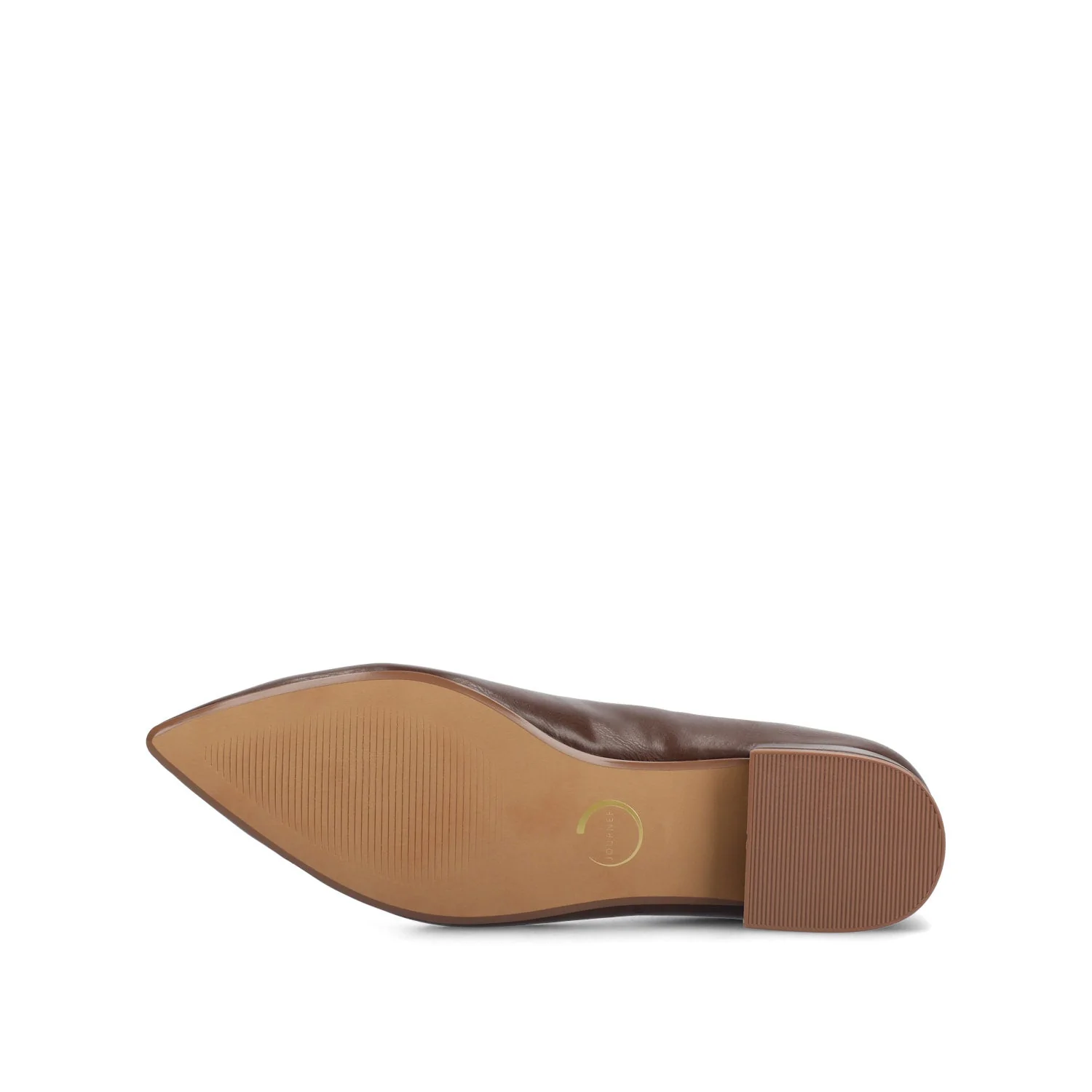CARMIN SLIP ON DRESS FLATS - Chocolate PU - Image 5