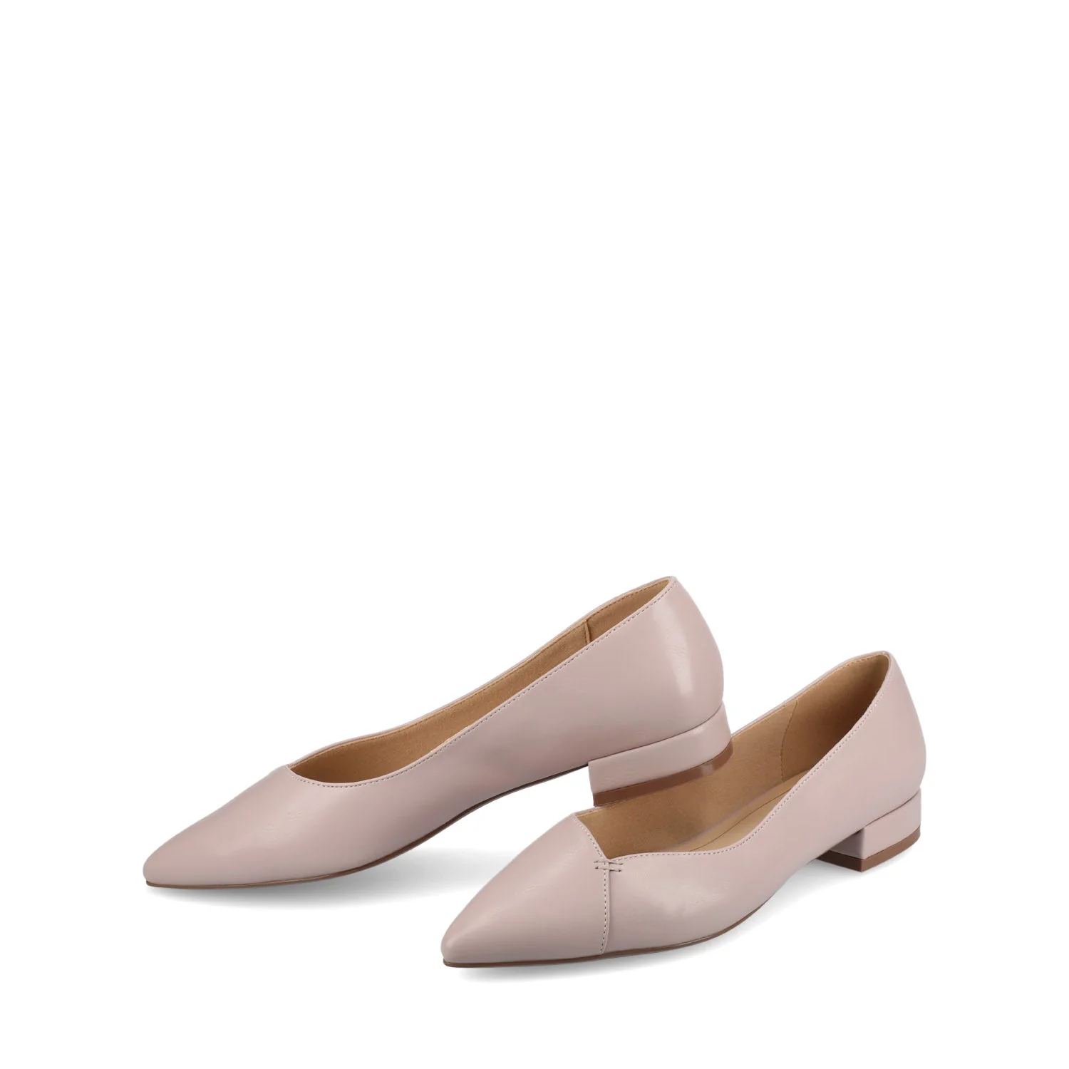 CARMIN SLIP ON DRESS FLATS - Lilac PU - Image 2