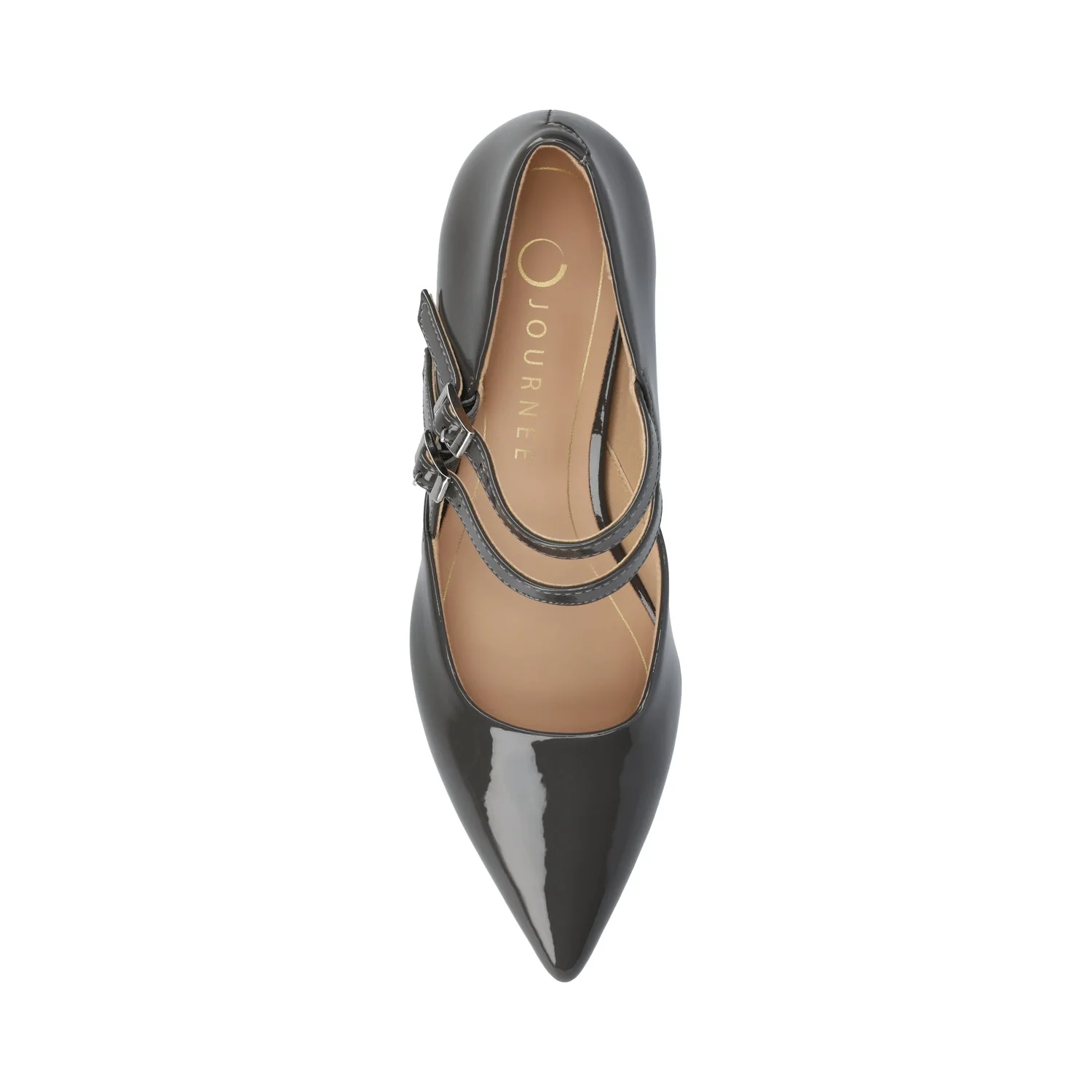 CARNATION MARY JANE PUMPS - Charcoal - Image 4