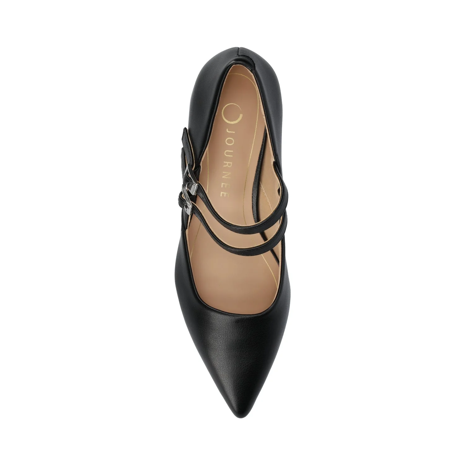 CARNATION MARY JANE PUMPS IN WIDE - Black - Image 4