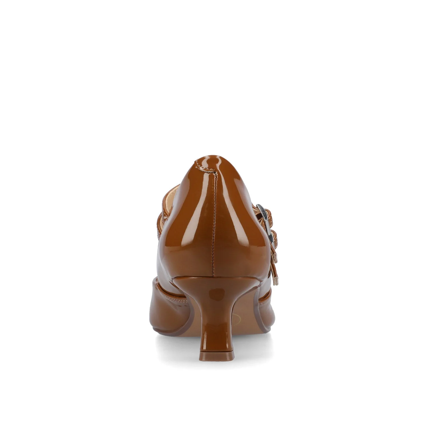 CARNATION MARY JANE PUMPS IN WIDE - Cognac - Image 6
