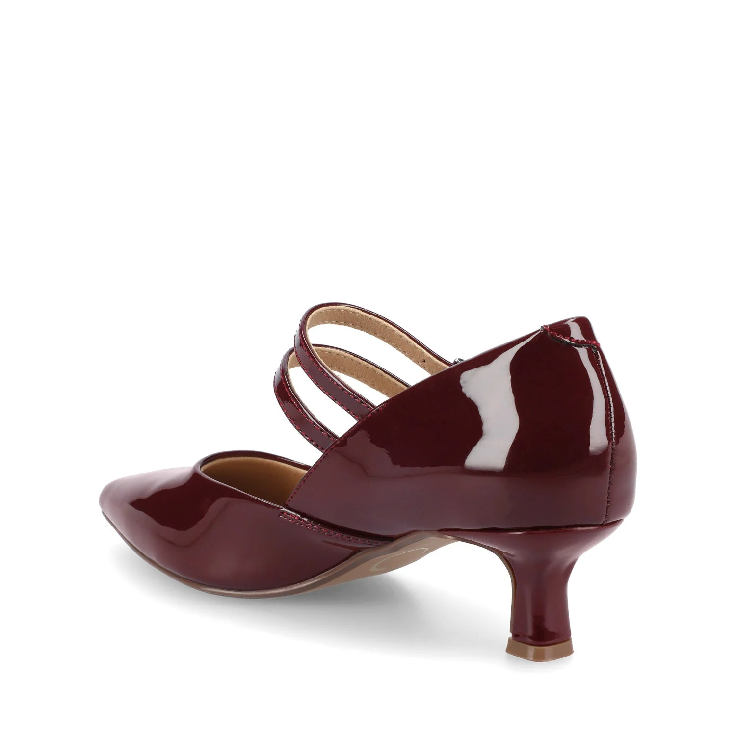 CARNATION MARY JANE PUMPS IN WIDE - Oxblood - Image 3