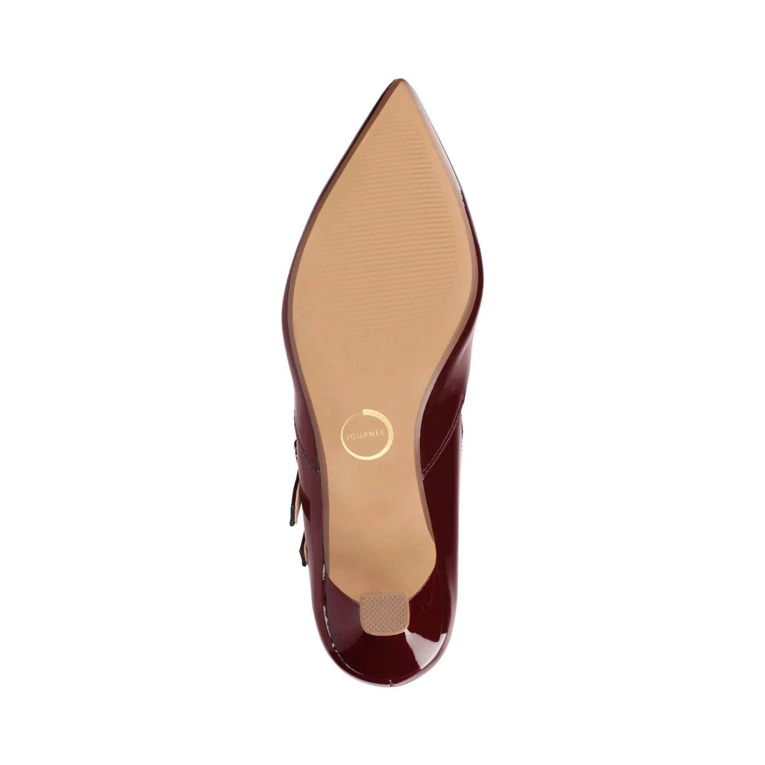 CARNATION MARY JANE PUMPS IN WIDE - Oxblood - Image 5
