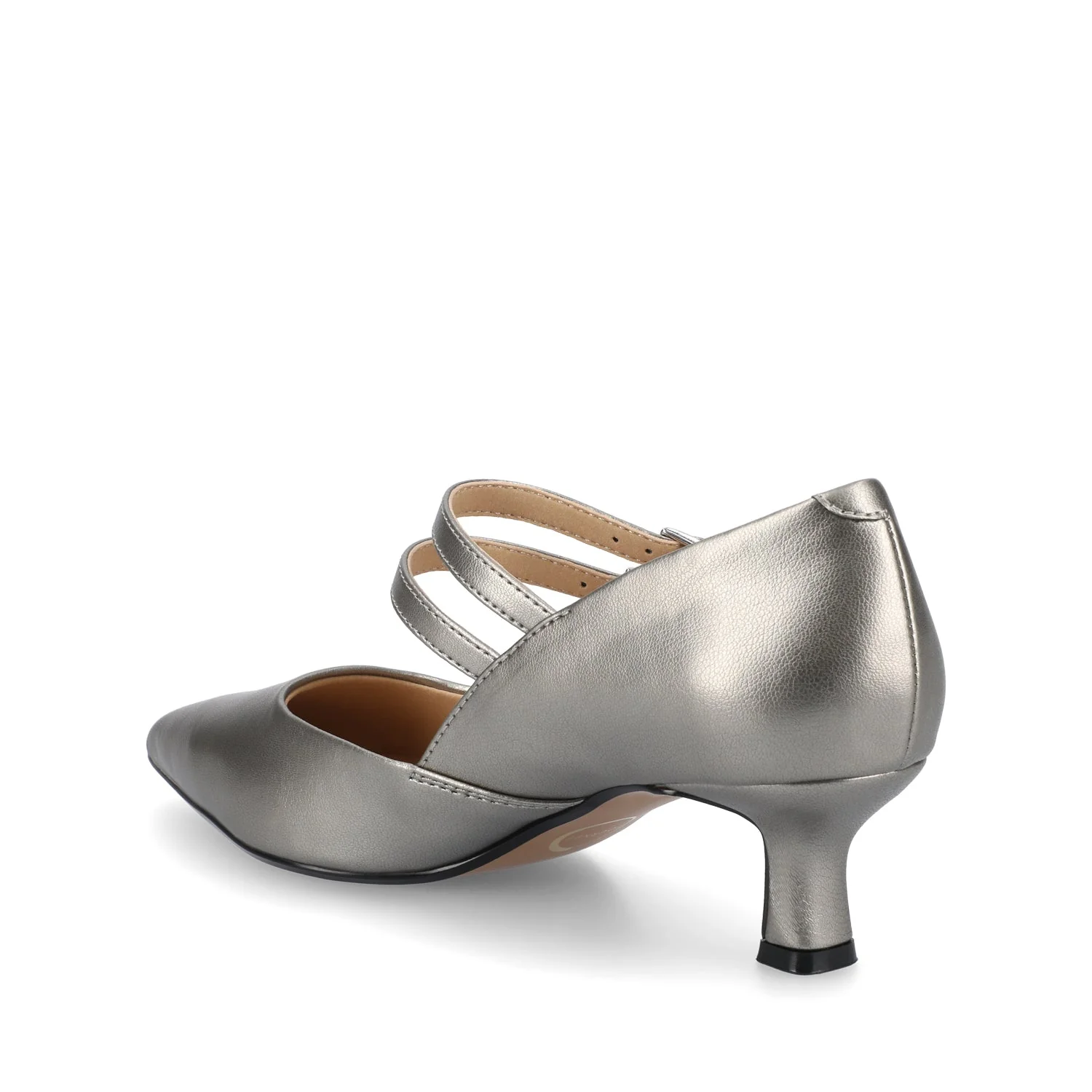 CARNATION MARY JANE PUMPS IN WIDE - Pewter - Image 3