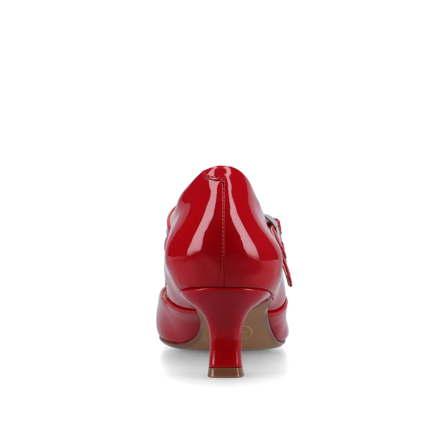 CARNATION MARY JANE PUMPS IN WIDE - Red - Image 6