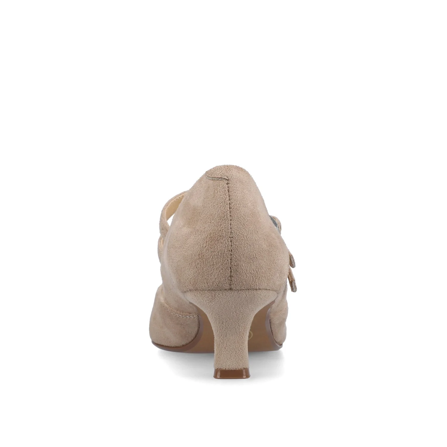 CARNATION MARY JANE PUMPS - Nude Suede - Image 6