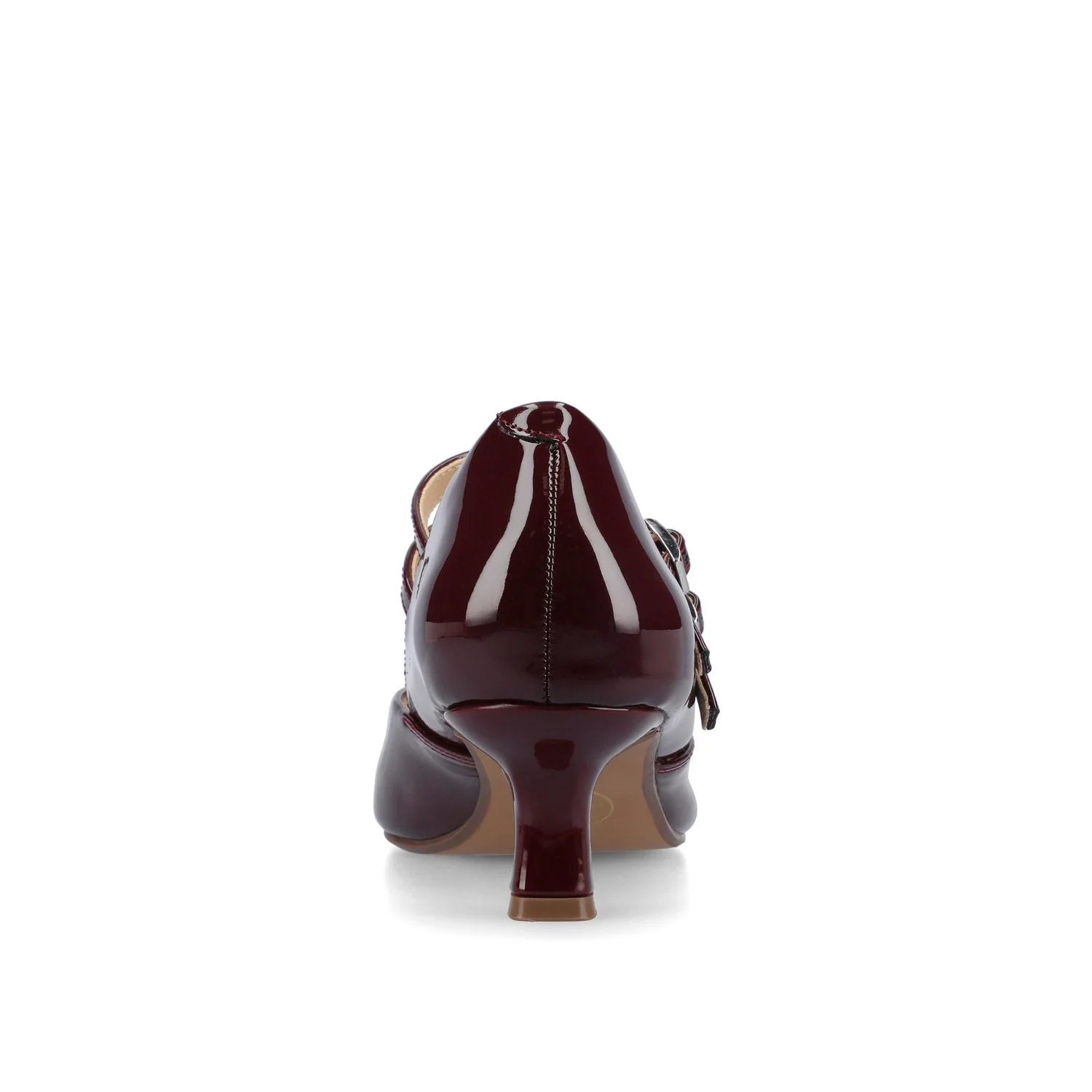 CARNATION MARY JANE PUMPS - Oxblood - Image 6