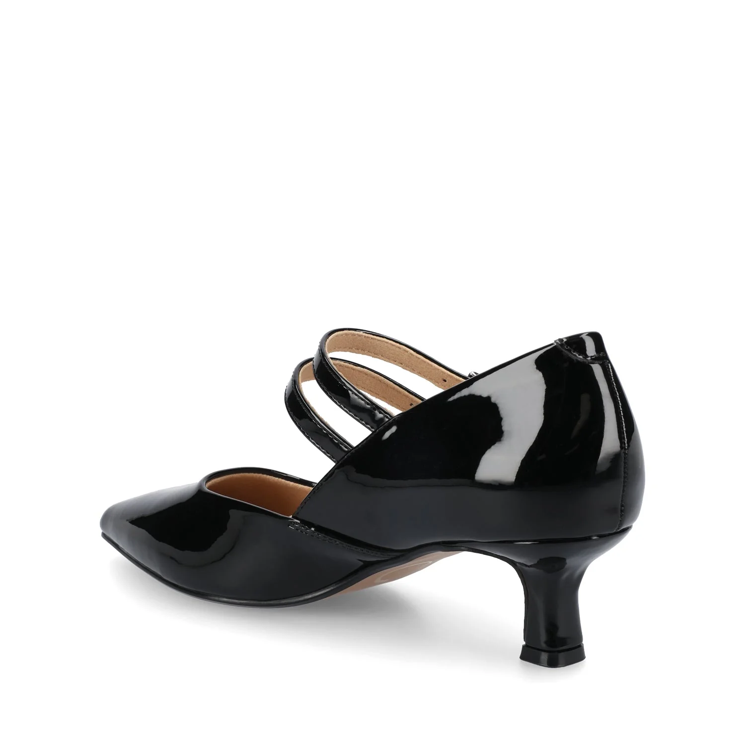 CARNATION MARY JANE PUMPS - Patent Black - Image 3