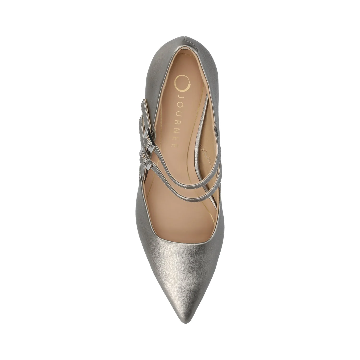 CARNATION MARY JANE PUMPS - Pewter - Image 4