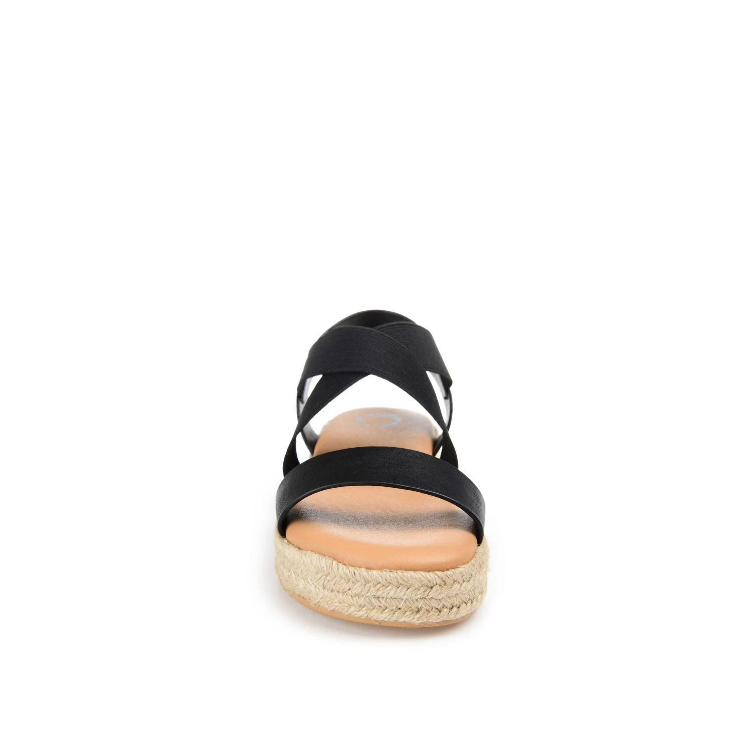 CAROLINE ESPADRILLE PLATFORM SANDALS - Black - Image 5