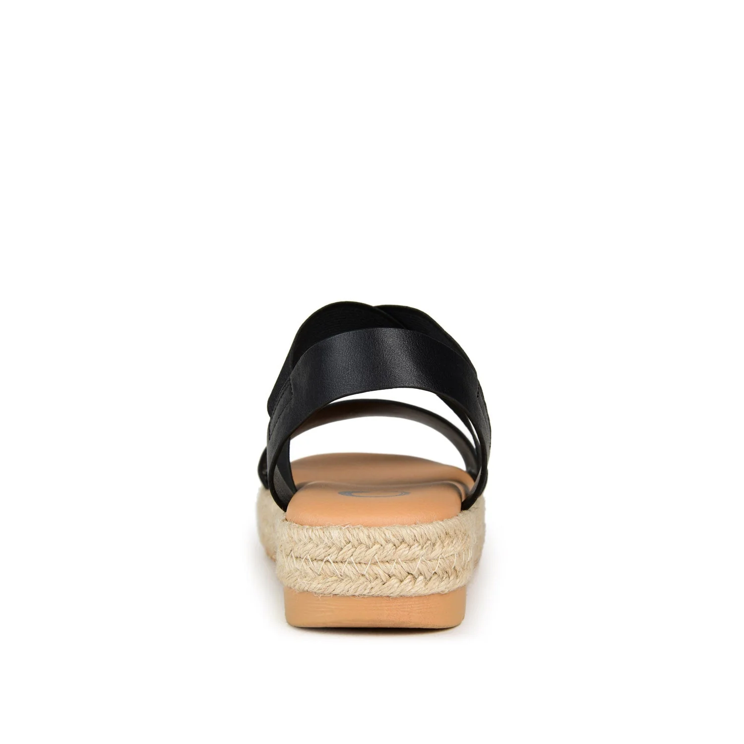 CAROLINE ESPADRILLE PLATFORM SANDALS - Black - Image 7