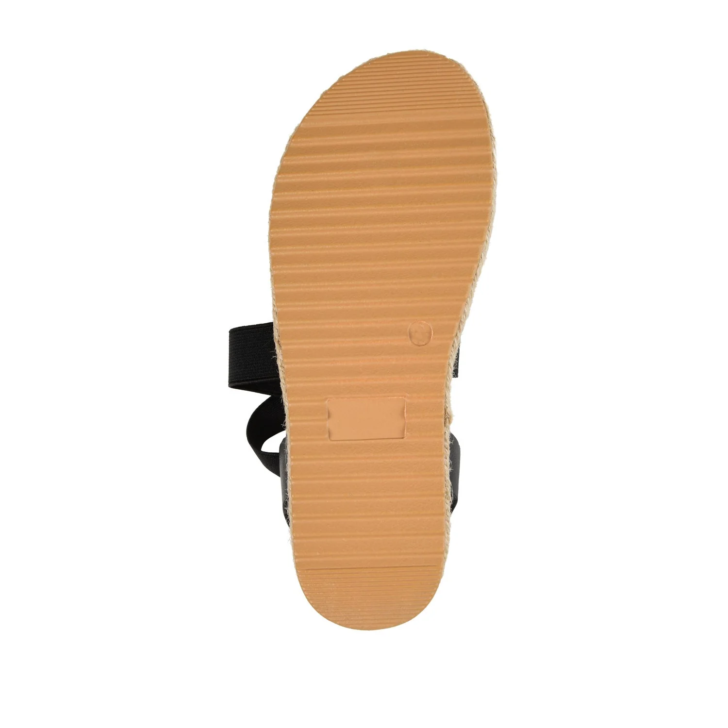 CAROLINE ESPADRILLE PLATFORM SANDALS - Black - Image 8
