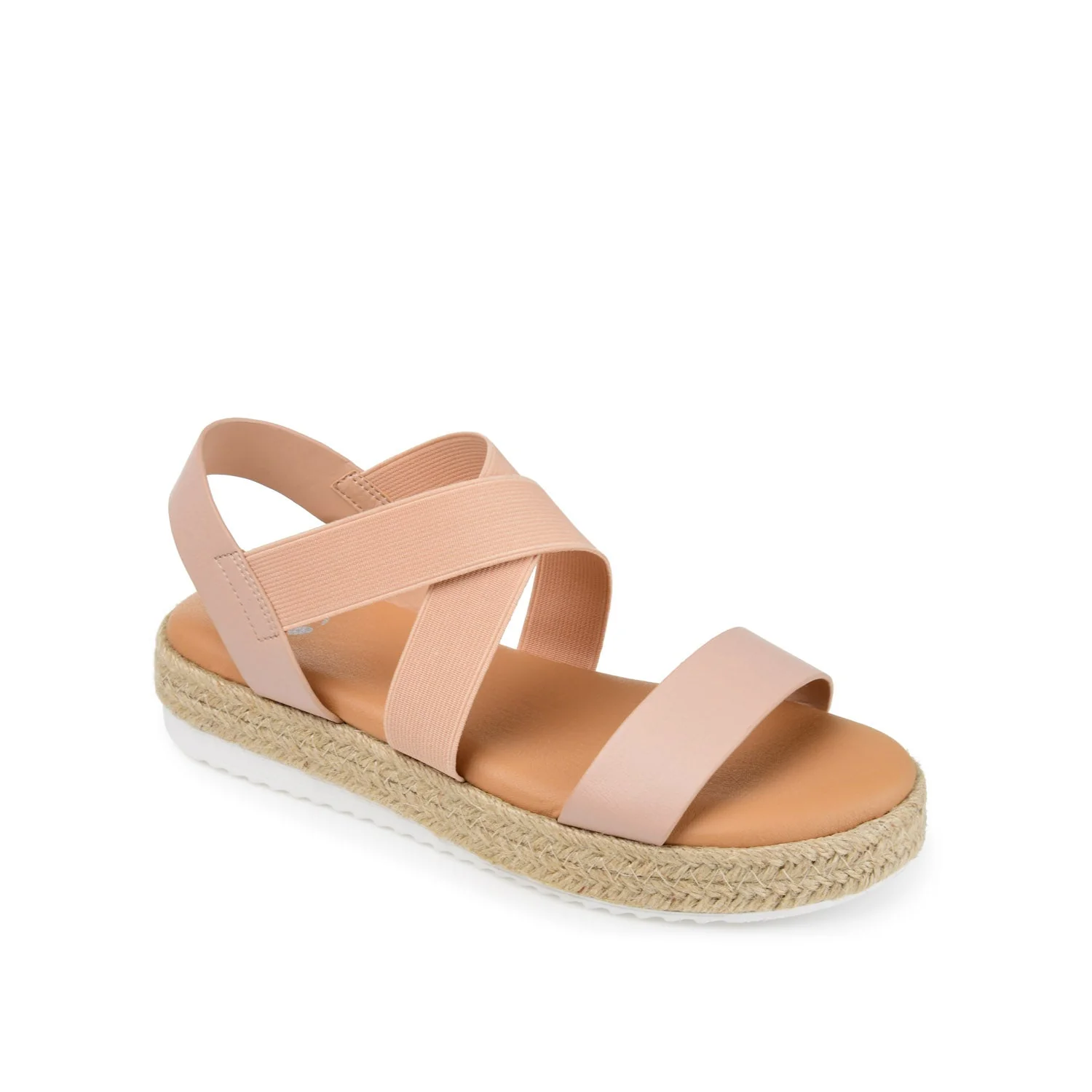 CAROLINE ESPADRILLE PLATFORM SANDALS - Blush - Image 3