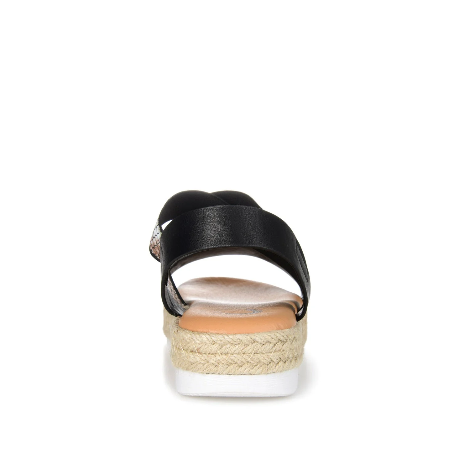 CAROLINE ESPADRILLE PLATFORM SANDALS - Brown Snake - Image 7