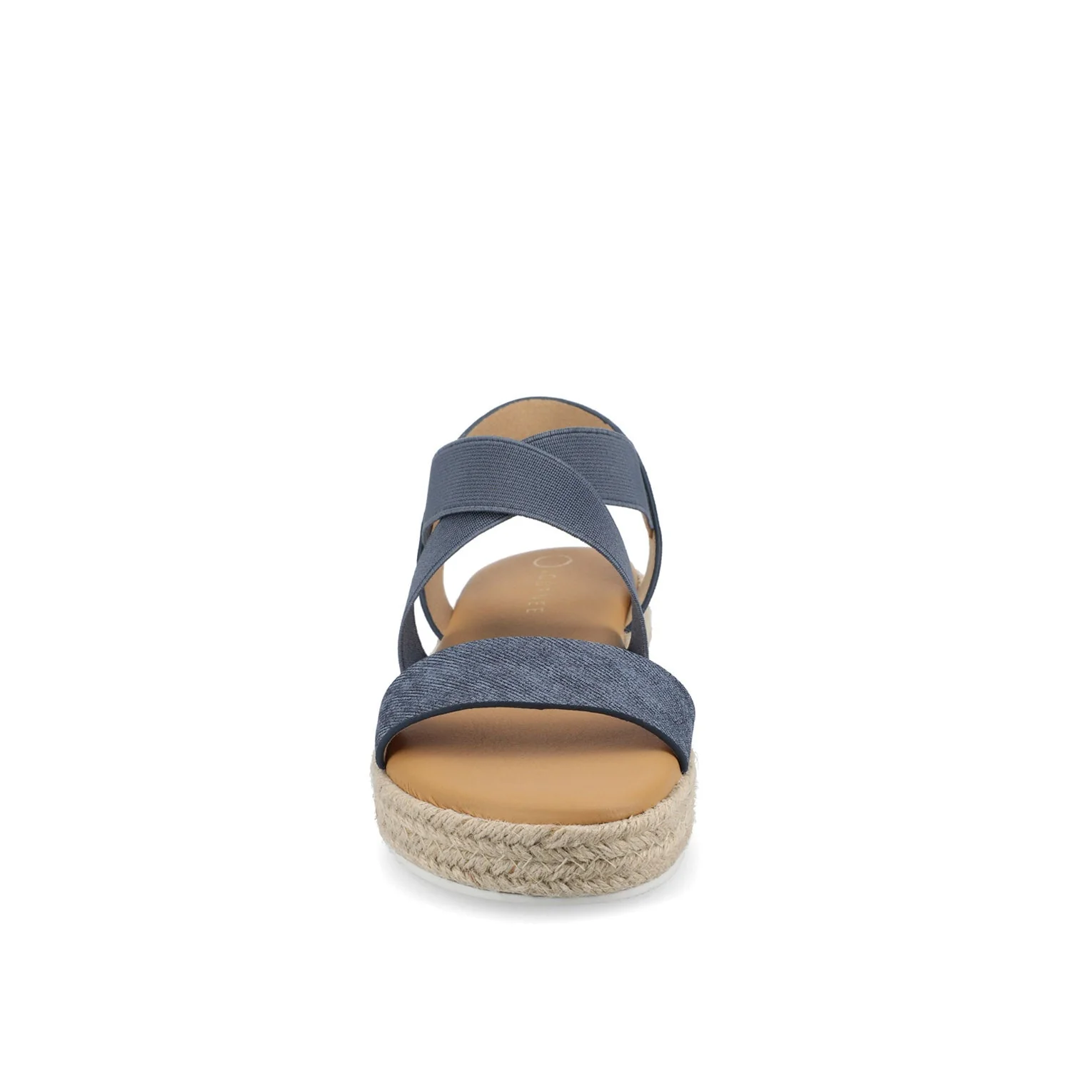 CAROLINE ESPADRILLE PLATFORM SANDALS - Denim - Image 5
