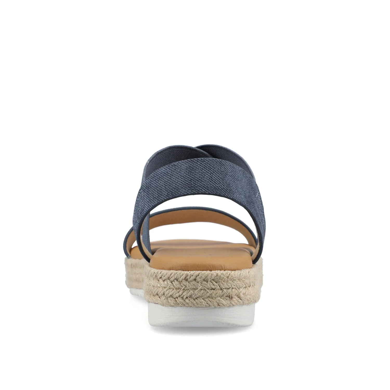 CAROLINE ESPADRILLE PLATFORM SANDALS - Denim - Image 7