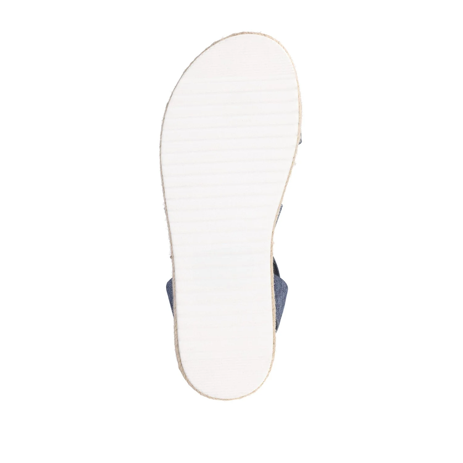 CAROLINE ESPADRILLE PLATFORM SANDALS - Denim - Image 8