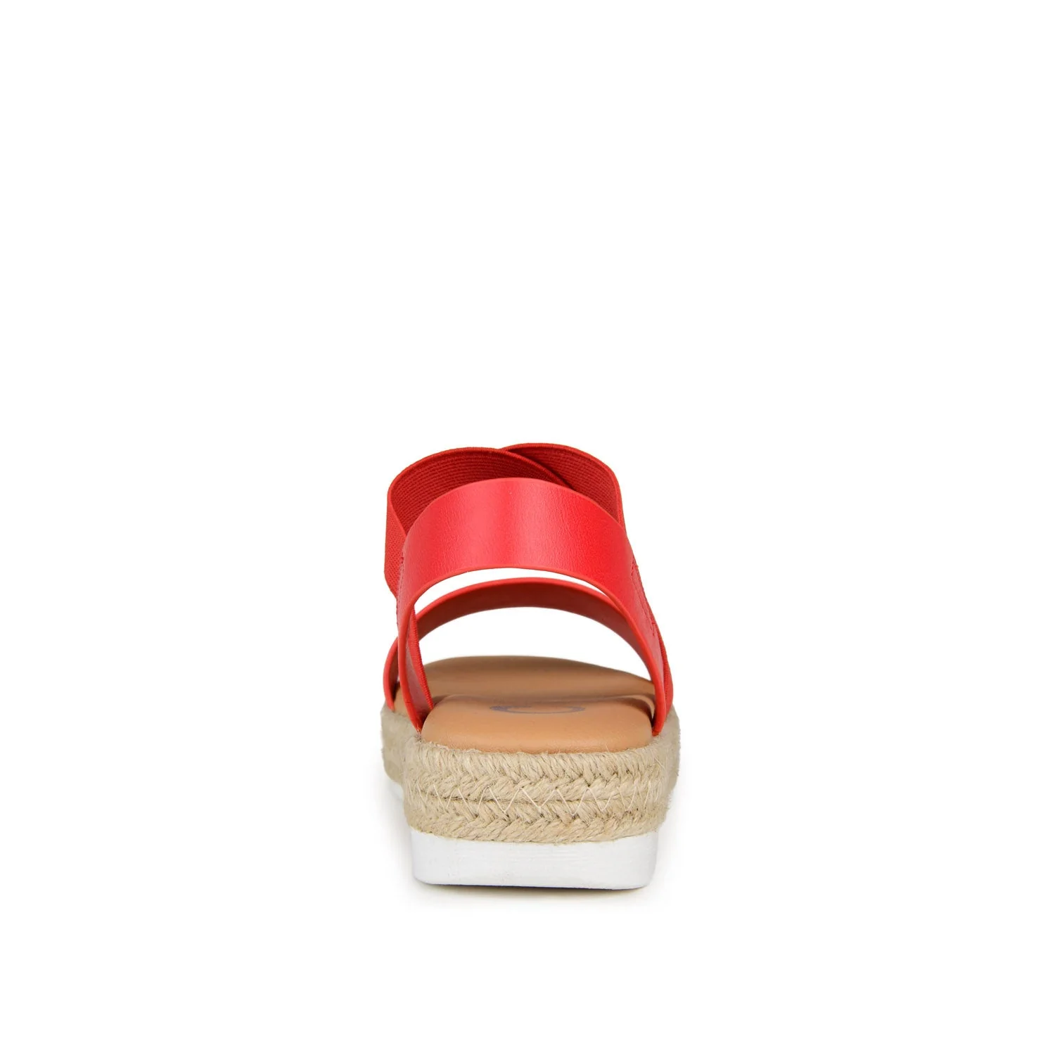 CAROLINE ESPADRILLE PLATFORM SANDALS - Red - Image 7