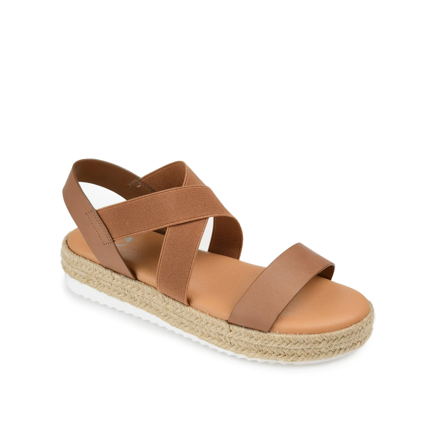 CAROLINE ESPADRILLE PLATFORM SANDALS - Tan - Image 2