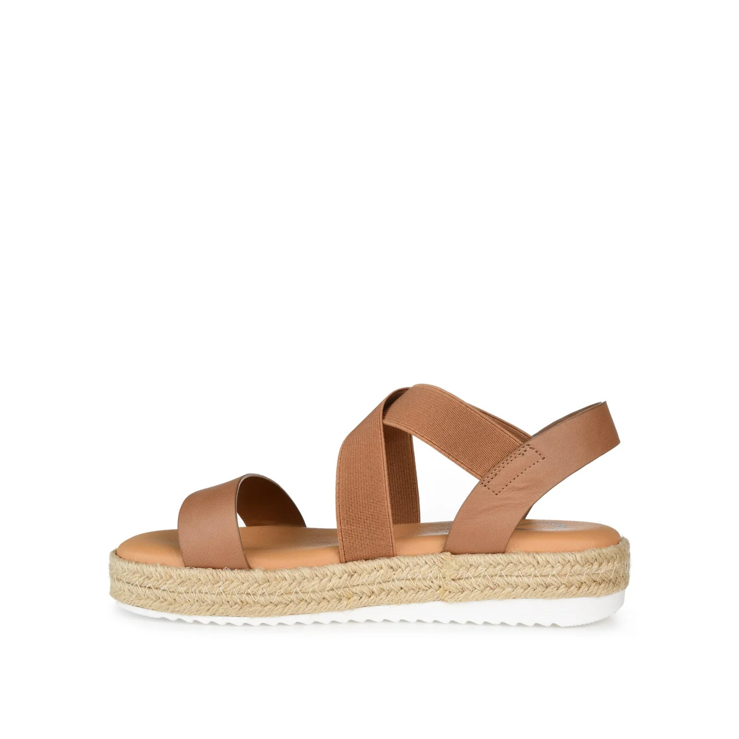 CAROLINE ESPADRILLE PLATFORM SANDALS - Tan - Image 3