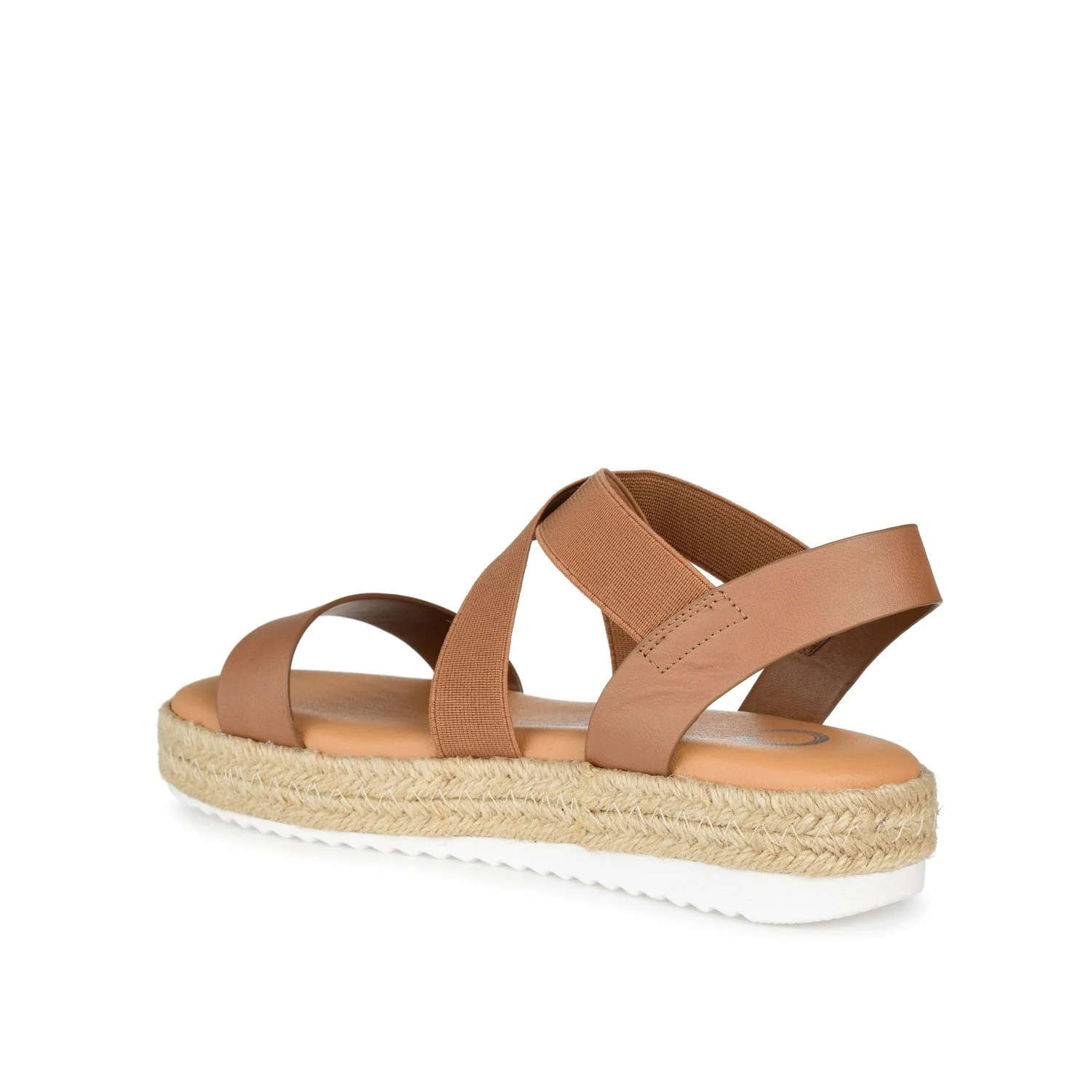 CAROLINE ESPADRILLE PLATFORM SANDALS - Tan - Image 4