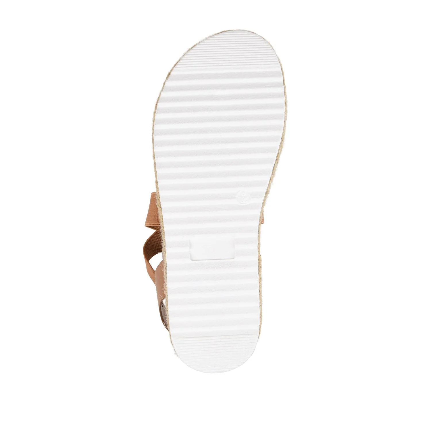 CAROLINE ESPADRILLE PLATFORM SANDALS - Tan - Image 8