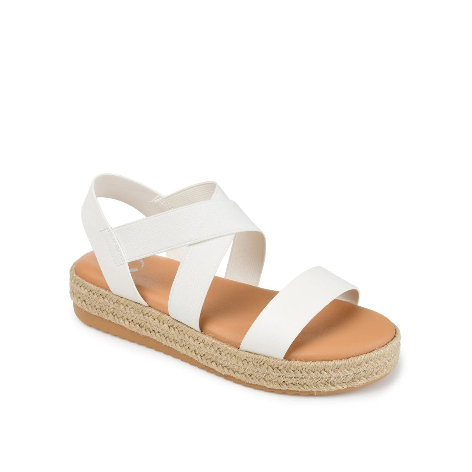 CAROLINE ESPADRILLE PLATFORM SANDALS - White - Image 2