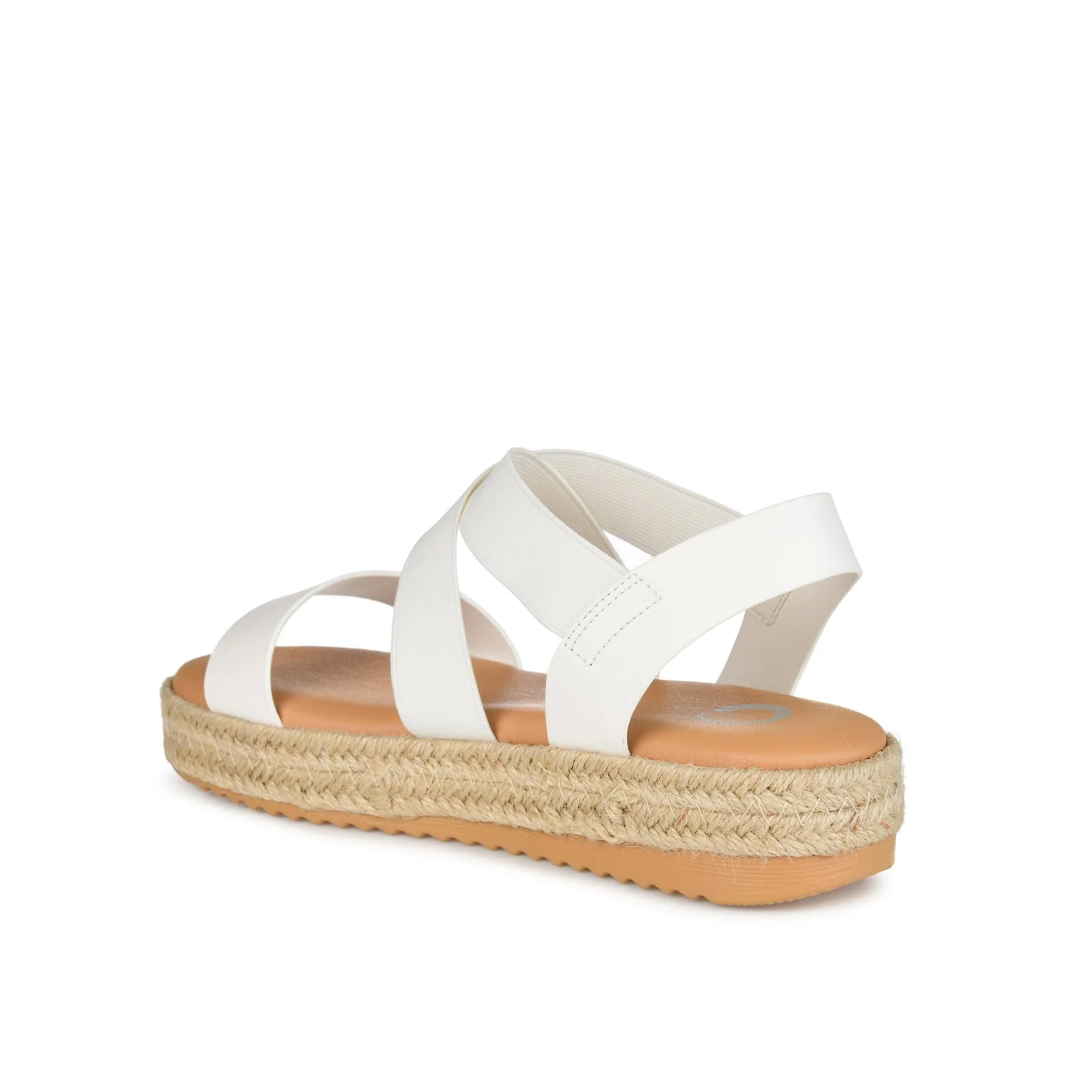 CAROLINE ESPADRILLE PLATFORM SANDALS - White - Image 4