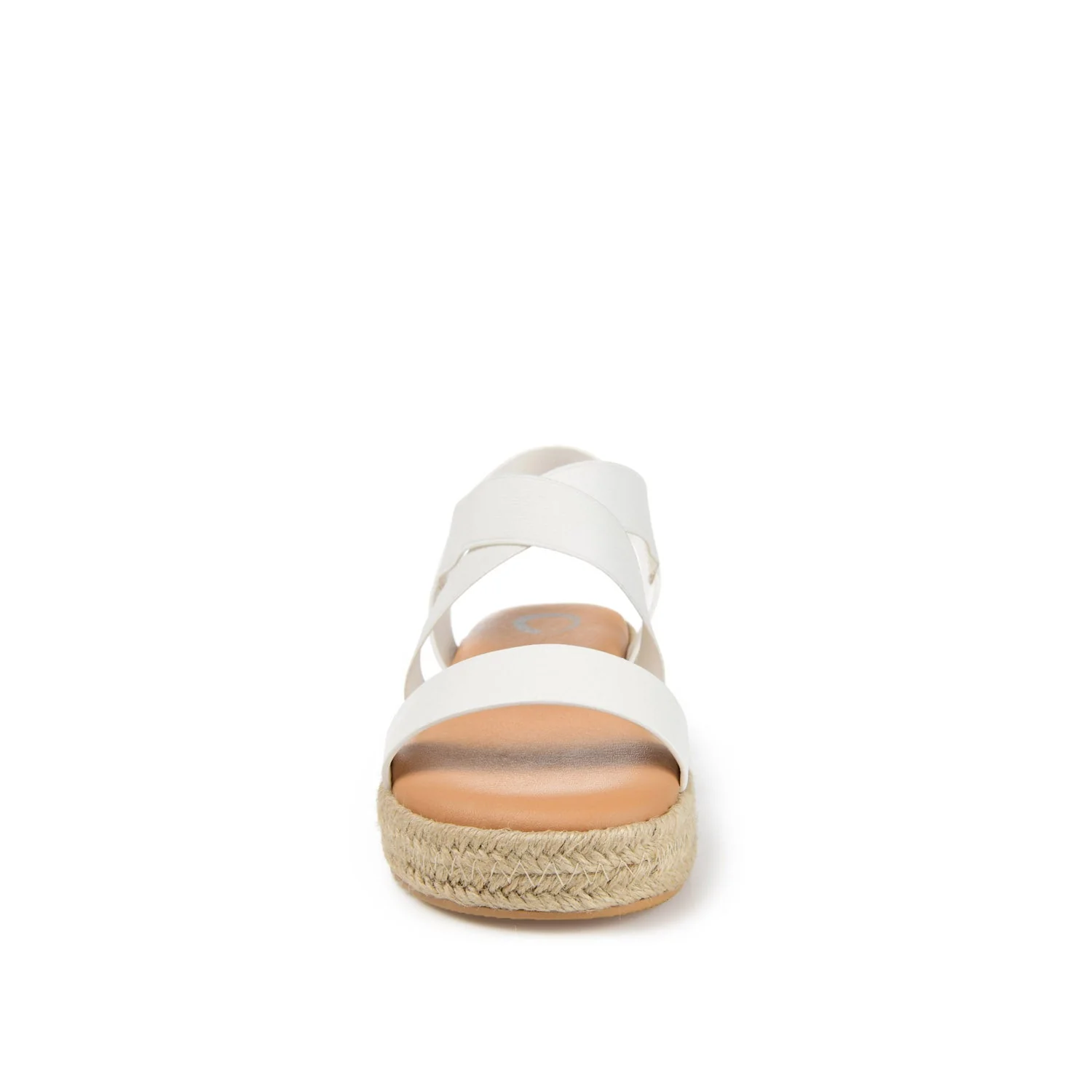 CAROLINE ESPADRILLE PLATFORM SANDALS - White - Image 5