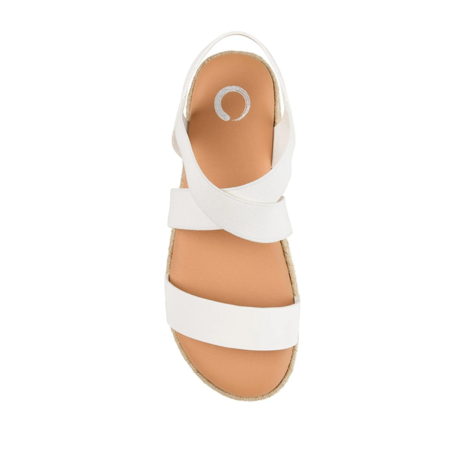 CAROLINE ESPADRILLE PLATFORM SANDALS - White - Image 6