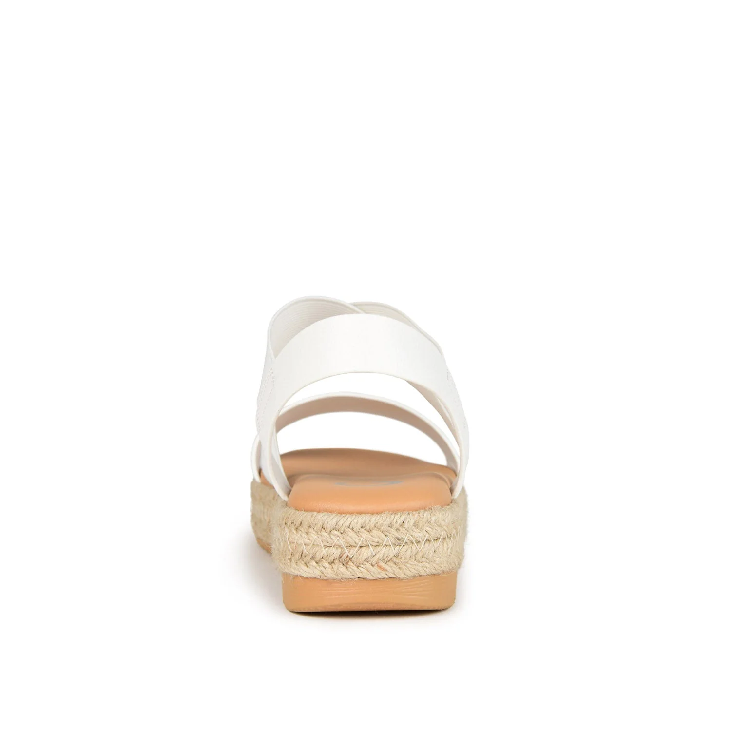 CAROLINE ESPADRILLE PLATFORM SANDALS - White - Image 7