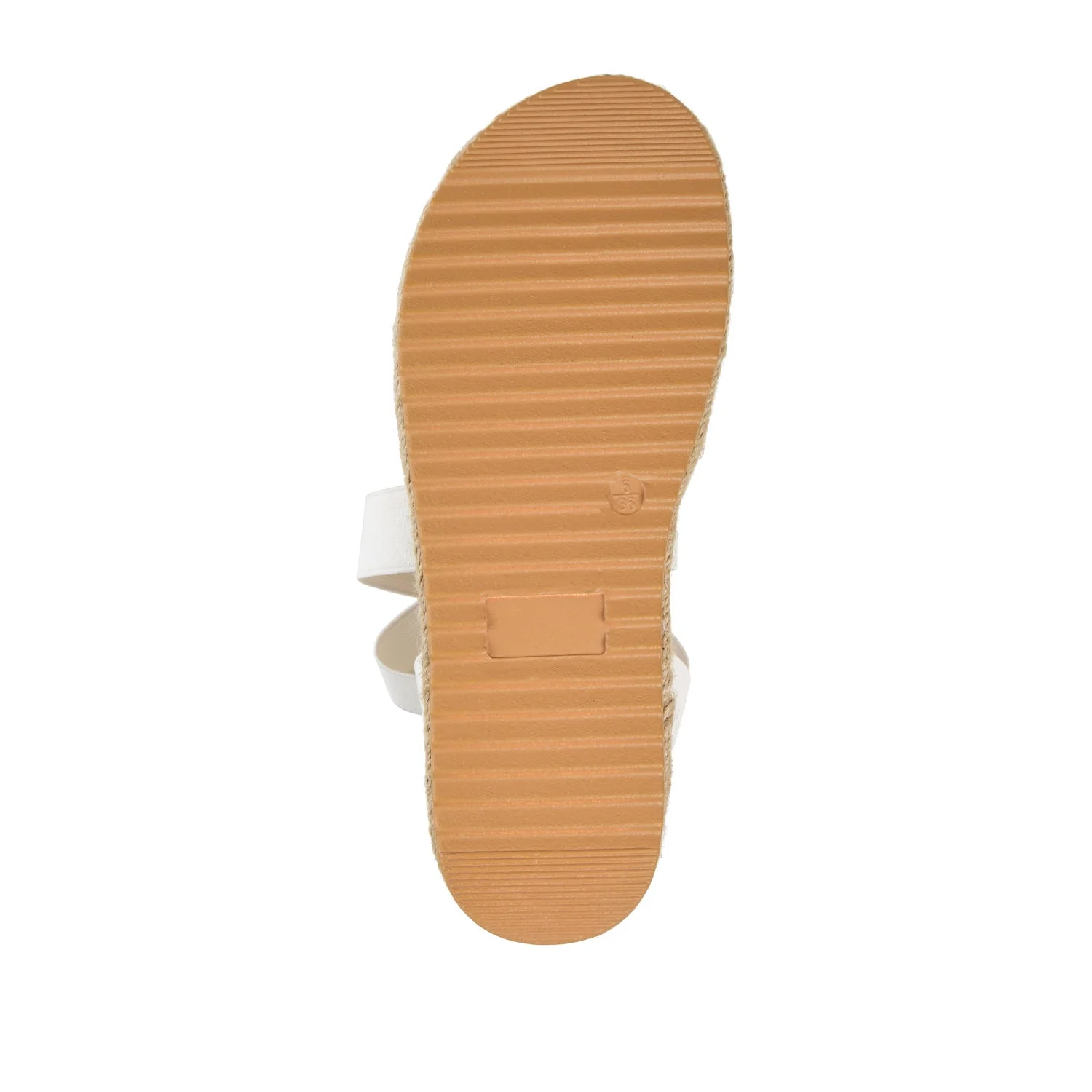 CAROLINE ESPADRILLE PLATFORM SANDALS - White - Image 8