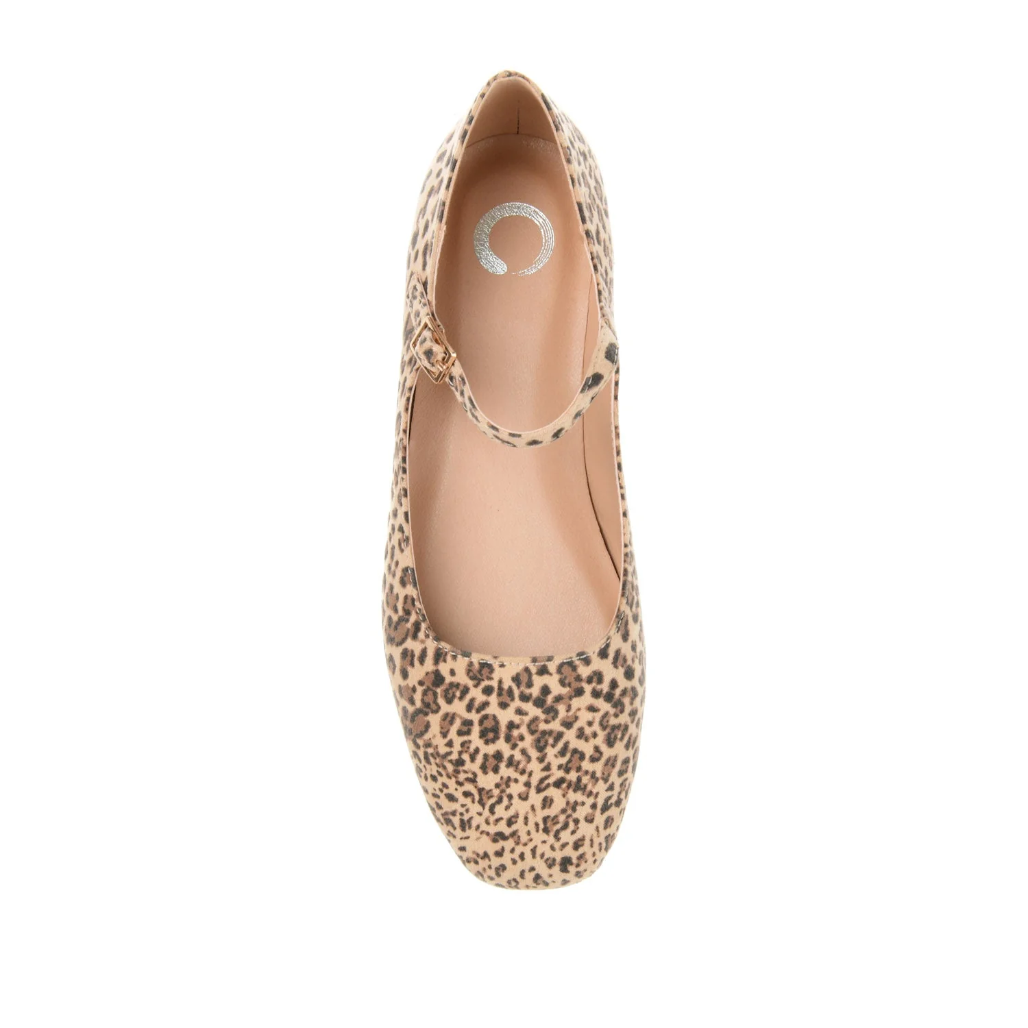 CARRIE FAUX SUEDE BALLET FLATS IN WIDE - Leopard Faux Suede 2 - Image 6