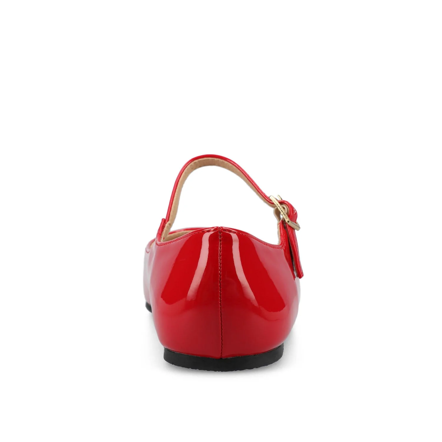 CARRIE BALLET FLATS IN PATENT WIDE - Red Patent - Image 7