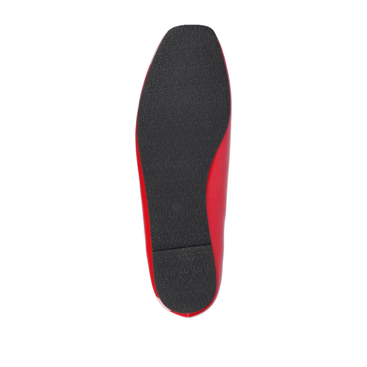 CARRIE BALLET FLATS IN PATENT WIDE - Red Patent - Image 8