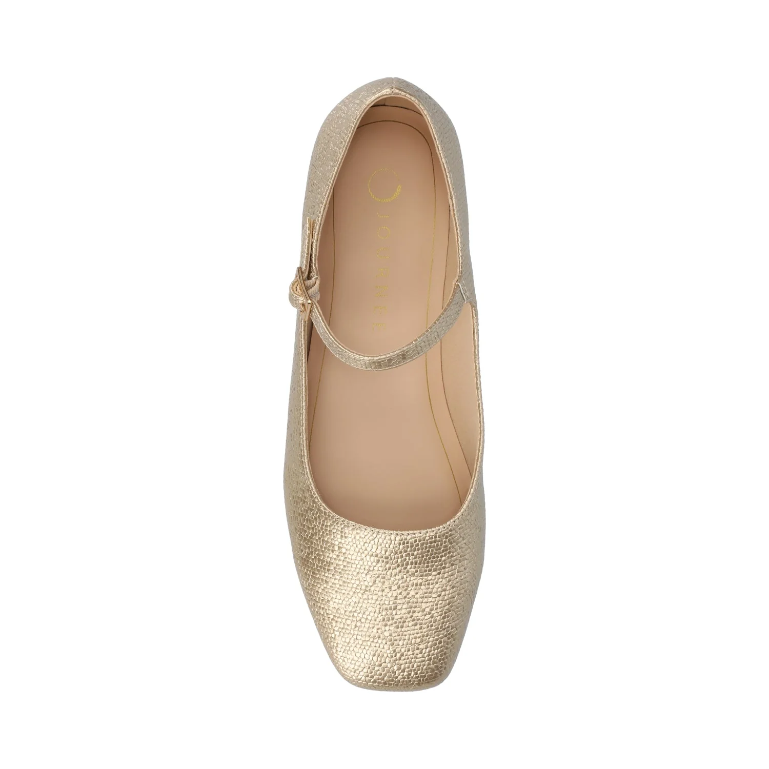 CARRIE DRESS FLATS IN WIDE - Champagne - Image 4