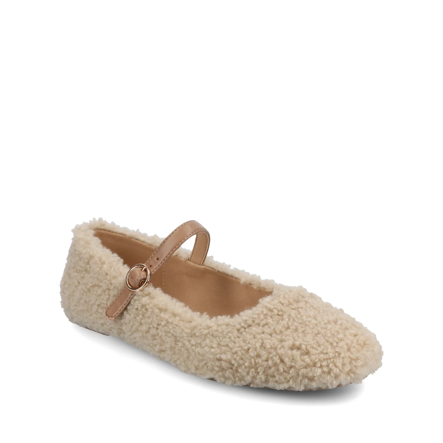 CARRIE DRESS FLATS IN WIDE - Sherpa - Image 2